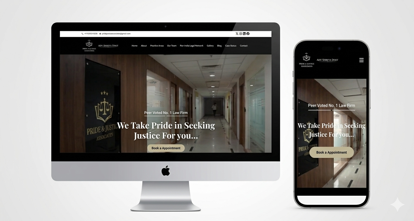 Pride & Justice Associates website